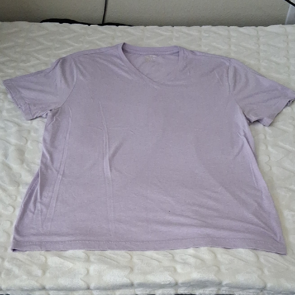 Banana Republic Lavender Scoop Neck Tee